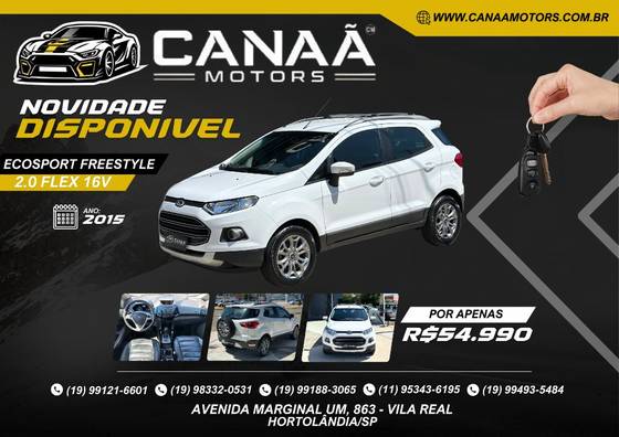 FORD ECOSPORT 2.0 FREESTYLE PLUS 16V FLEX 4P POWERSHIFT FORD ECOSPORT 2.0 FREESTYLE PLUS 16V FLEX 4P POWERSHIFT